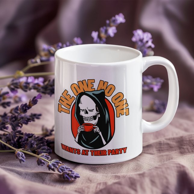 Caneca De Café Grim Reaper Coffee Love (Criador carregado)