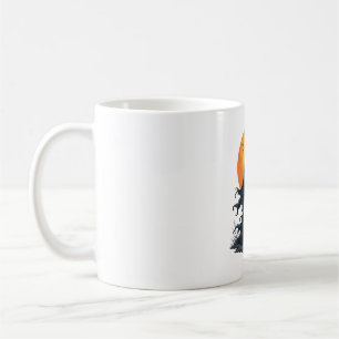 Caneca De Café Grim Reaper with Scythe - Camisa Assustadora do Di