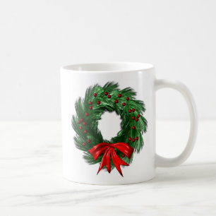 Caneca De Café Grinalda do Natal