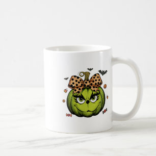 Caneca De Café Grinc Pumpkin Coquette Pumpkin Halloween Spooky Se
