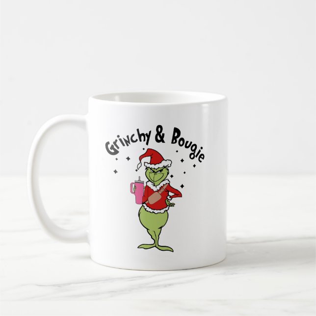 Caneca De Café grinchy e bougie (Esquerda)