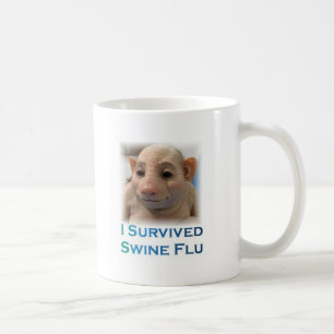 Caneca De Café Gripe dos suínos