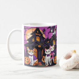 Caneca De Café Gritando o Halloween