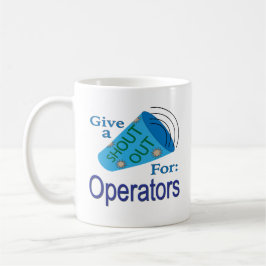 Caneca De Café Gritar para Operadores