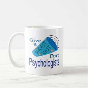 Caneca De Café Gritar para Psicólogos