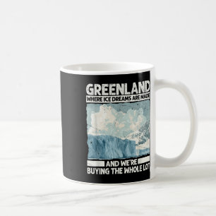 Caneca De Café Groenlândia Com Sonhos De Gelo Para Sátira Engraça