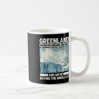 Caneca De Café Groenlândia Com Sonhos De Gelo Para Sátira Engraça