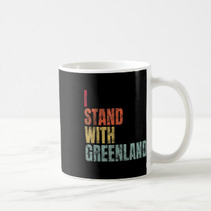 Caneca De Café Groenlândia I Stand With Groenlândia