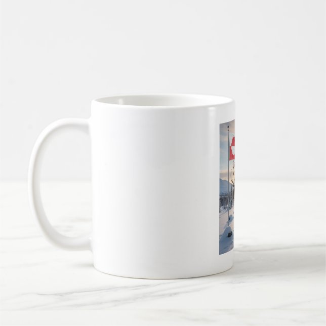 Caneca De Café GROENLÂNDIA Orgulhosa e Livre (Esquerda)