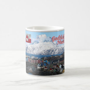 Caneca De Café Gronelândia - Cidade Nuuk -