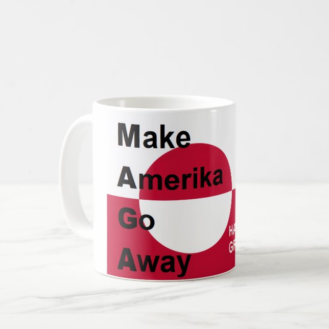 Caneca De Café Gronelândia Independente (Frente Esquerda)