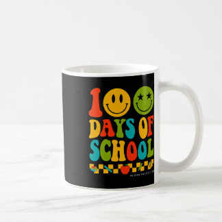 Caneca De Café Groovy 100 Dias De Professores Professores De Ensi
