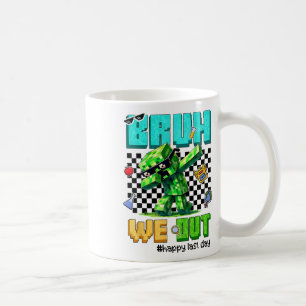Caneca De Café Groovy Bruh Nós Estamos Fora Último Dia De Aula Vi