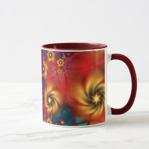 Caneca de café Groovy do céu do Hippie!