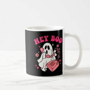 Caneca De Café Groovy Ei Boo Fantasma Fofo Funny Halloween Homens