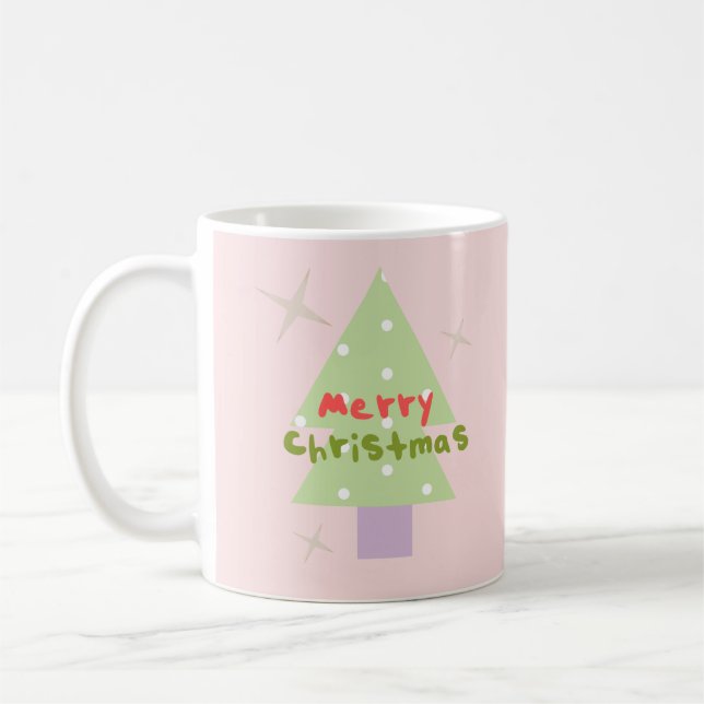 Caneca De Café Groovy Felry Árvore de Natal (Esquerda)