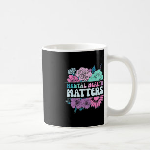 Caneca De Café Groovy Flower Retro Mental Health Importa Awarenes