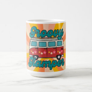 Caneca De Café Groovy Glamper