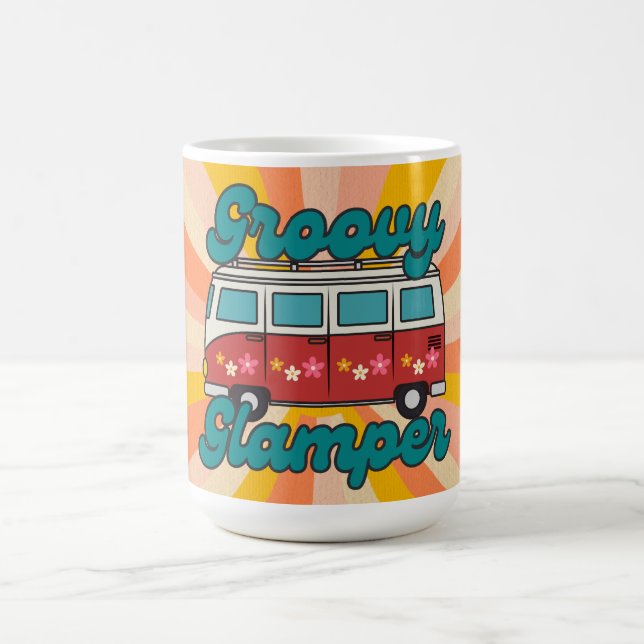 Caneca De Café Groovy Glamper (Centro)