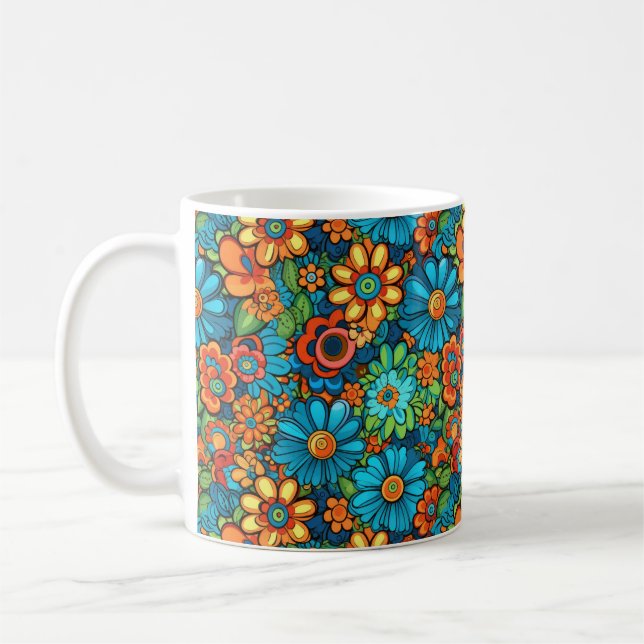 Caneca De Café Groovy Hippie Mug (Esquerda)