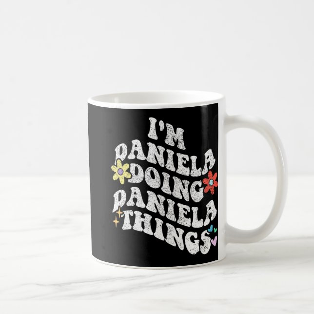 Caneca De Café Groovy Im Daniela Fazendo Daniela Coisas Engraçada (Direita)