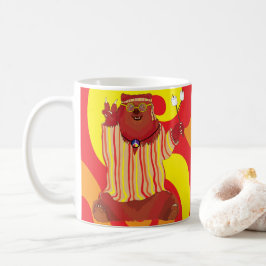 Caneca De Café Groovy Love Bear Coffee Mug