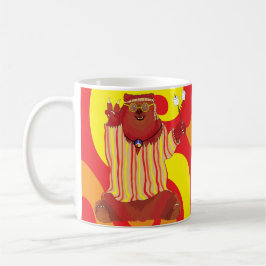 Caneca De Café Groovy Love Bear Coffee Mug
