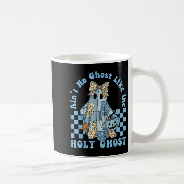 Caneca De Café Groovy Não É Fantasma Como O Santo Fantasma Cristã (Direita)