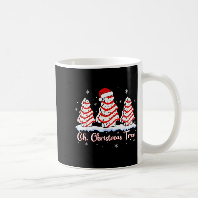 Caneca De Café Groovy Oh Christmas Tree Cakes Debbie Beckey Jen C (Direita)
