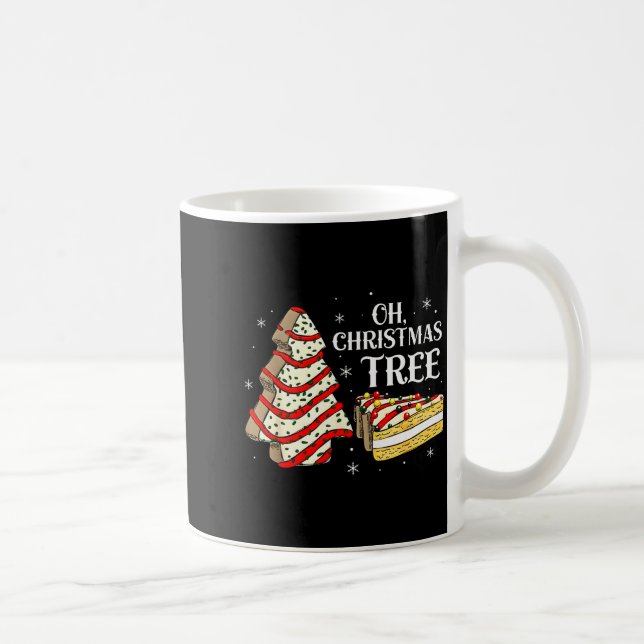 Caneca De Café Groovy Oh Christmas Tree Cakes Debbie Becky Jen Ca (Direita)