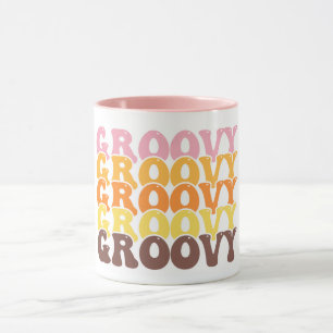 Caneca de Café Groovy Retro