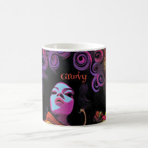 Caneca De Café Groovy Retro Coffee Mug