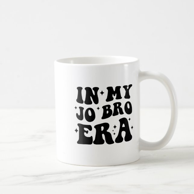 Caneca De Café Groovy Retro In My Jo Bro Era Funny Womens Mens  (Direita)