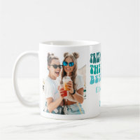 Groovy Retro Turquoise Amizade 2 Fotografias e Nom