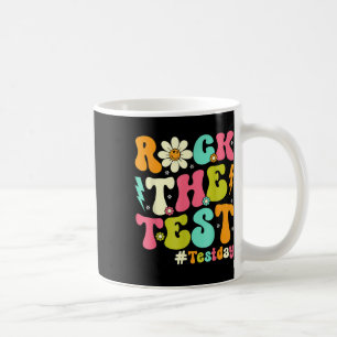 Caneca De Café Groovy Rock The Test Motivational Retro Professore