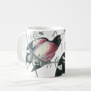 Caneca De Café Grosbeak de peito Rosa por Audubon