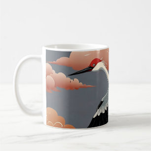 Caneca De Café Grou-japonês