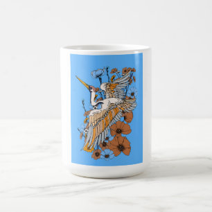 Caneca De Café Grou japonês Mangá