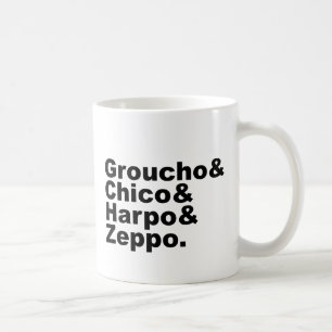Caneca De Café Groucho & Chico & Harpo & Zeppo