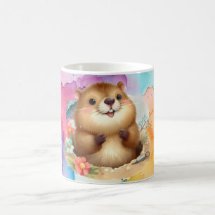 Caneca De Café Groundhog Themed Café Mug