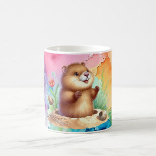 Caneca De Café Groundhog Themed Café Mug