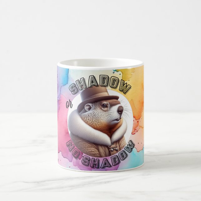 Caneca De Café Groundhog Themed Café Mug (Centro)