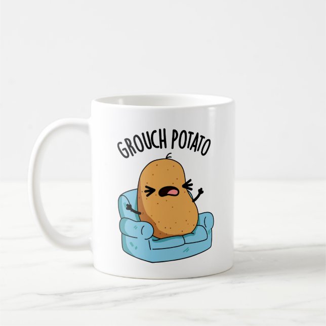Caneca De Café Groutato Potato Funny Veggie Puns (Esquerda)