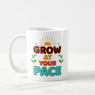 Caneca De Café Grow at Your Pace - Mug