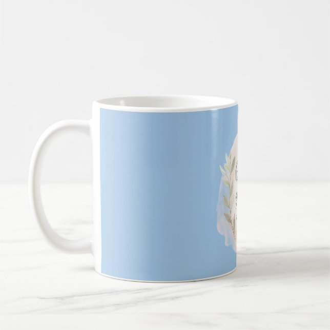 Caneca De Café Grow Gently – Minimal Aesthetic Quote Design | Dil (Esquerda)