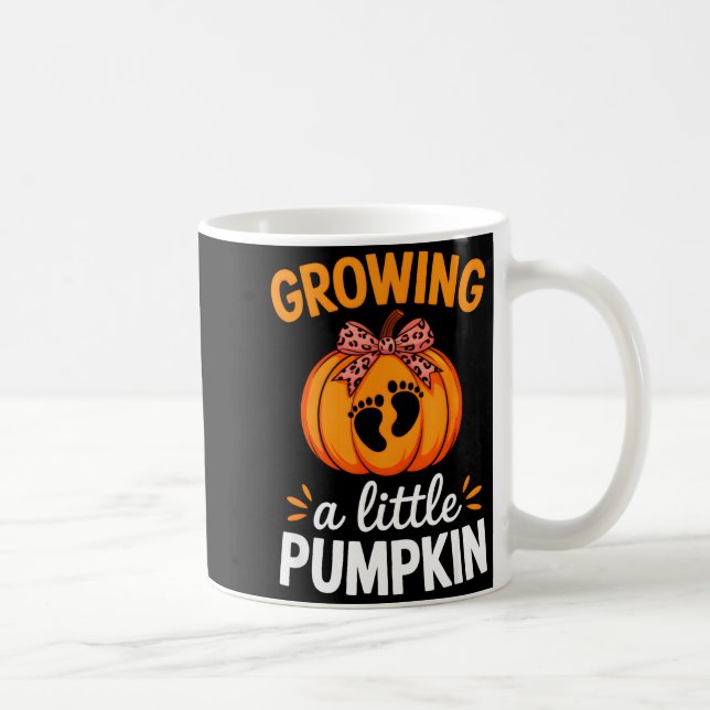 Caneca De Café Growing A Little Pumpkin Maternity Thanksgiving Mo (Direita)