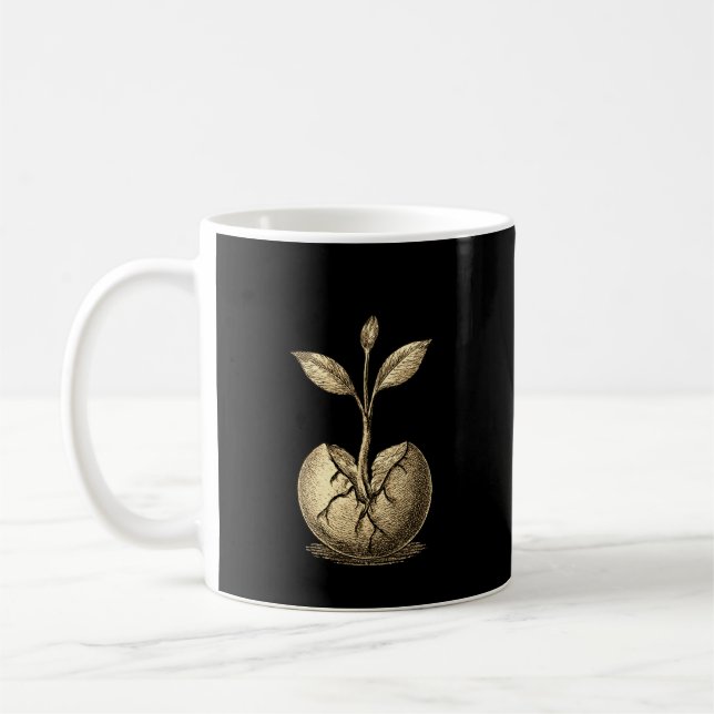 Caneca De Café Growth After Struggle Mug • Minimal Motivational  (Esquerda)