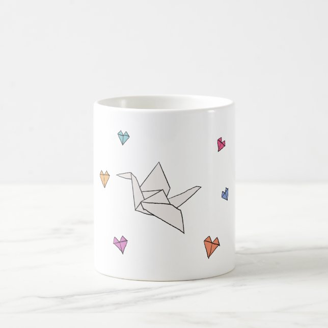 Caneca De Café Grua de papel voador (Centro)