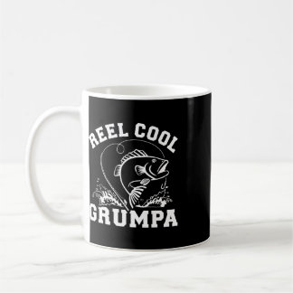 Caneca De Café Grumpa Muito Legal Para Vovô Pescador