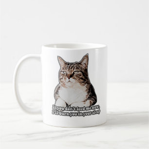 Caneca De Café "Grumpy cat meme for cat people and kitten proprie